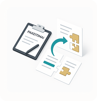 Open a new document package